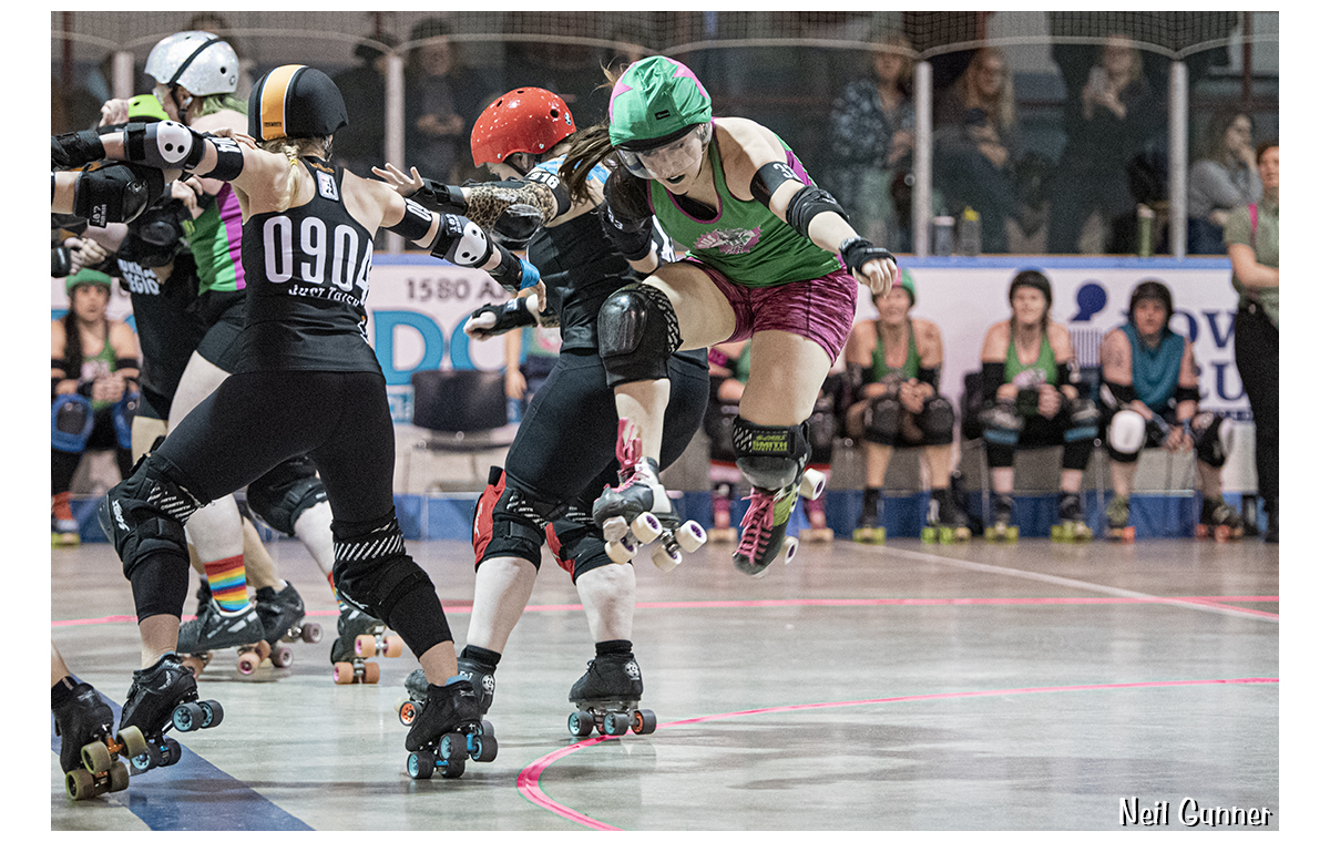 Top 20 Sports Image 1: roller derby apex jump
